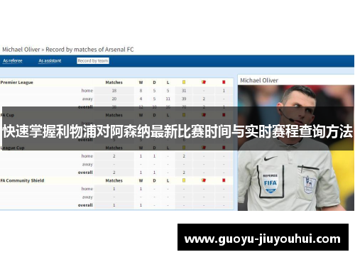 快速掌握利物浦对阿森纳最新比赛时间与实时赛程查询方法 快速掌握利物浦对阿森纳最新比赛时间与实时赛程查询方法