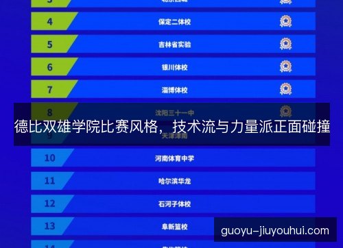 德比双雄学院比赛风格,技术流与力量派正面碰撞 德比双雄学院比赛风格,技术流与力量派正面碰撞